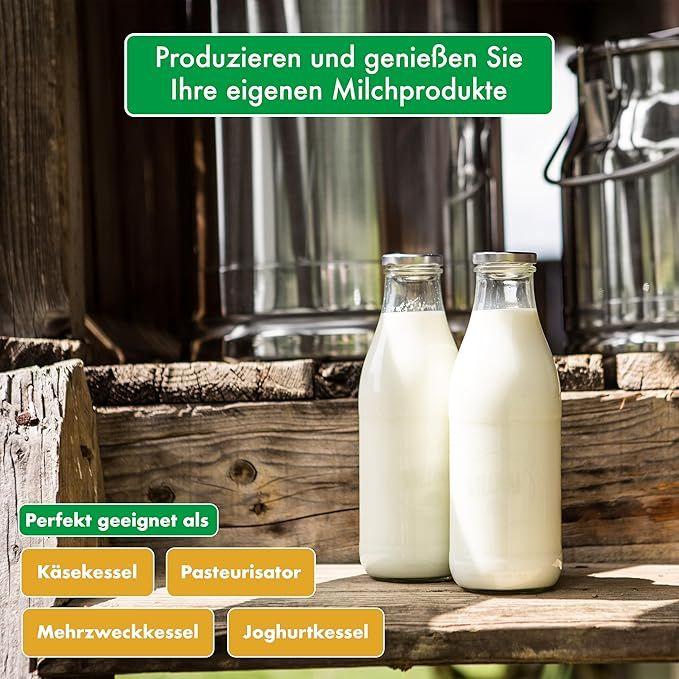 Buffetzubehör mieten & vermieten - Pasteurisierer 15 L dreiwandiger Käse- und Joghurtkessel mit Zeit- und Temperatureinstellung in Elsdorf (Rheinland)