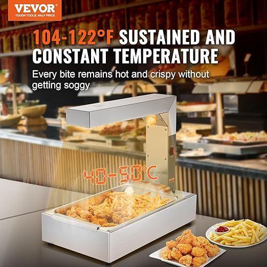Buffetzubehör mieten & vermieten - Warmhaltegerät Pommeswärmer Wärmebrücken-Speisenwärmer 50°C Pommer-Frites-Pfanne 605 x 343 x 555 mm in Elsdorf (Rheinland)