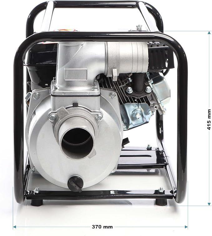Pumpen mieten & vermieten - Benzin-Schmutzwasserpumpe 4 kW 48.000 l/h 28 m Förderhöhe Wasserpumpe Gartenpumpe mit 80 mm in Elsdorf (Rheinland)
