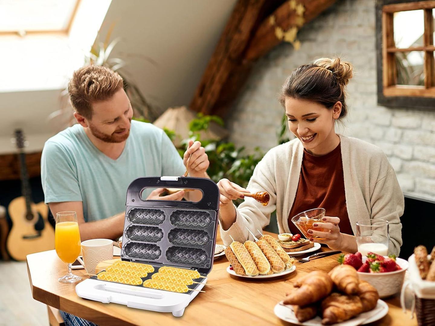 Waffeleisen mieten & vermieten - Waffeleisen Stabform Mini Waffeleisen für 6 Waffeln in minutenschnelle in Elsdorf (Rheinland)