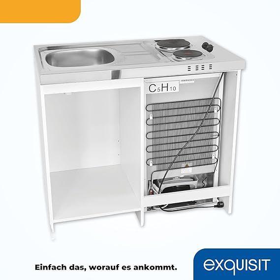 Kühlschrank mieten & vermieten - Mini-Küche Miniküche weiss Kühlschrank mit 76 l Nutzinhalt Masse-Kochfeld elektrisch 230 V in Elsdorf (Rheinland)