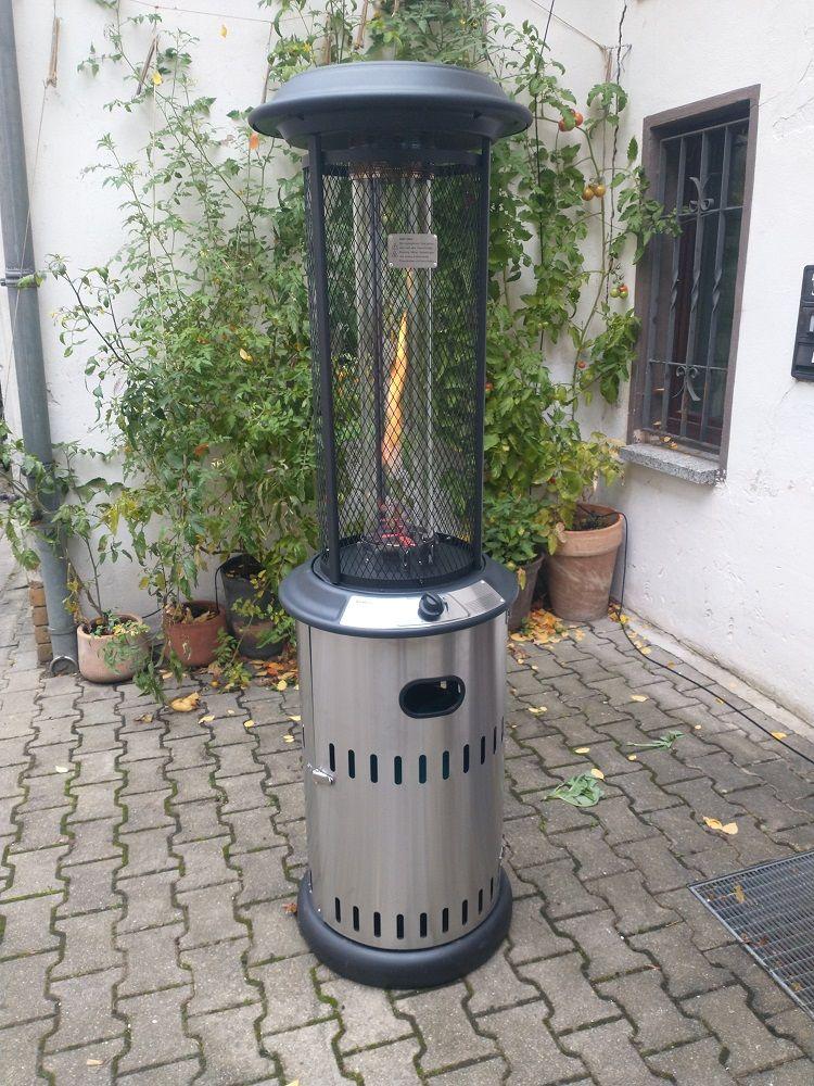 Heizstrahler & Heizpilz mieten & vermieten - Gas Terrassenfeuer Vulcano in Dresden
