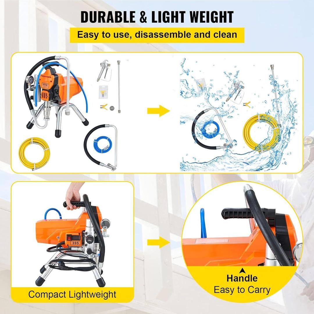 Malerzubehör mieten & vermieten - Airless-Spritzgerät Farbsprüher Sprühpistole Spritzpistole Wandstreichpistole Hochdruckschlauch in Elsdorf (Rheinland)