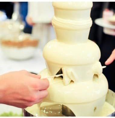 Schokobrunnen mieten & vermieten - Schokobrunnen 12 kg Schokoladenbrunnen Schokofontäne geschmolzene Schokolade 300 Watt 7 Etagen in Elsdorf (Rheinland)