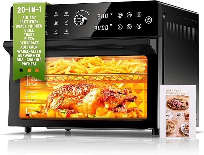 Grill & Ofen mieten & vermieten - Heißluftfritteuse 30 L XXL Minibackofen Multikocher mit LED-Touchscreen mit Umluft 20 Programme in Elsdorf (Rheinland)