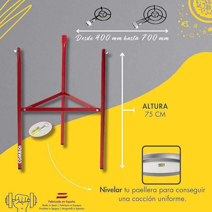 Grill & Ofen mieten & vermieten - Paella-Brenner-Set Paella-Pfanne 2 Grillpfannen Omelettpfanne Butangas emailliert 60 cm + 42 cm in Elsdorf (Rheinland)