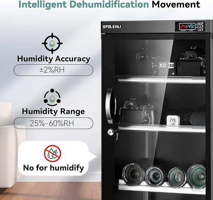 Elektronikzubehör mieten & vermieten - Digitaler Luftentfeuchter Kamera Trockenschrank 105 L elektronische Trockenbox energiesparend LED in Elsdorf (Rheinland)