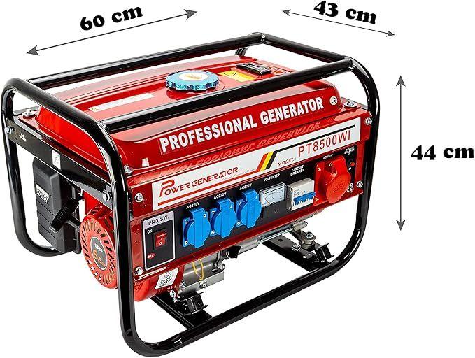 Stromgenerator mieten & vermieten - Stromgenerator Stromerzeuger Generator Aggregat Notstromaggregat Benzin Benziner 6500 Watt 3x230V in Elsdorf (Rheinland)