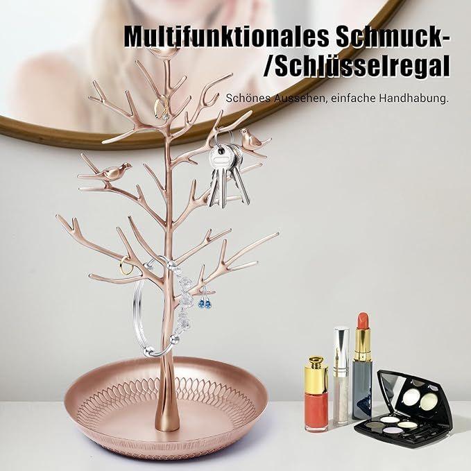 Messe Zubehör mieten & vermieten - Schmuckhalter Baum Kettenständer Schmuckständer mit Vögel Deko Schmuck Baum für Ketten Ring Ohrring in Elsdorf (Rheinland)