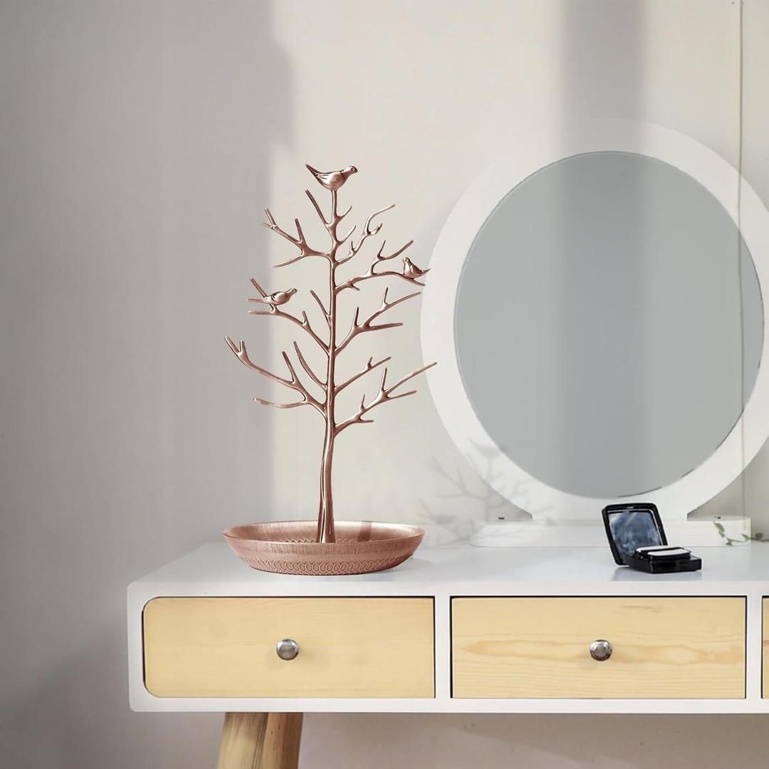 Messe Zubehör mieten & vermieten - Schmuckhalter Baum Kettenständer Schmuckständer mit Vögel Deko Schmuck Baum für Ketten Ring Ohrring in Elsdorf (Rheinland)