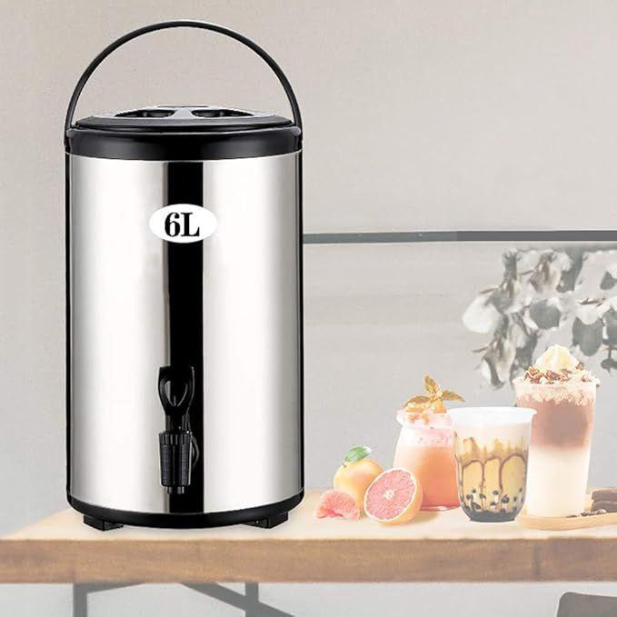 Catering mieten & vermieten - Suppenkessel isolierter Catering-Getränkespender Heißwasserspender Edelstahl mit Hahn 16 L Milchtee in Elsdorf (Rheinland)