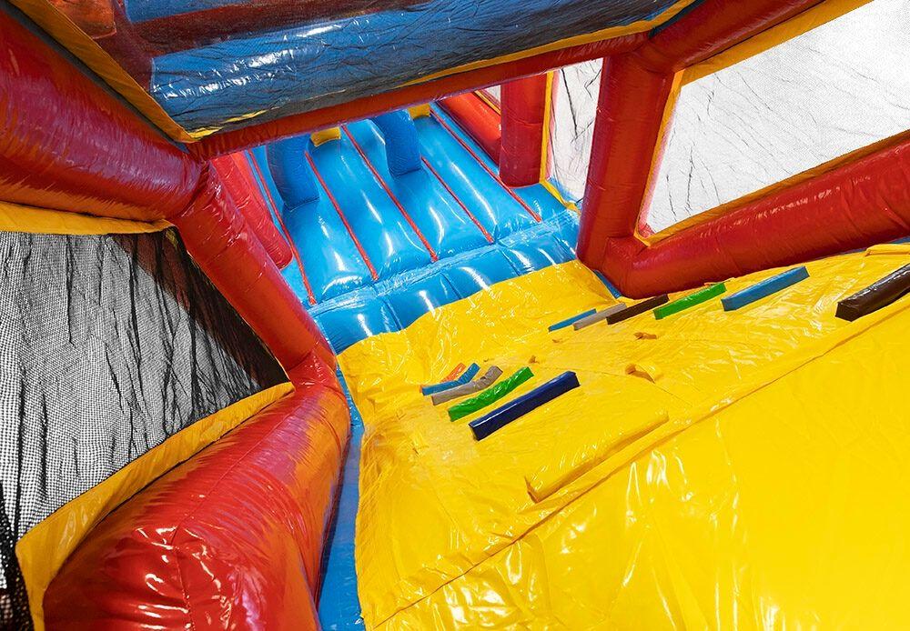 Parcours mieten & vermieten - Hindernisparcours 17m mit Klettermodul und Rutsche in Chemnitz