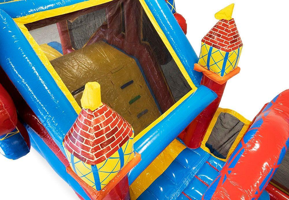 Parcours mieten & vermieten - Hindernisparcours 17m mit Klettermodul und Rutsche in Chemnitz