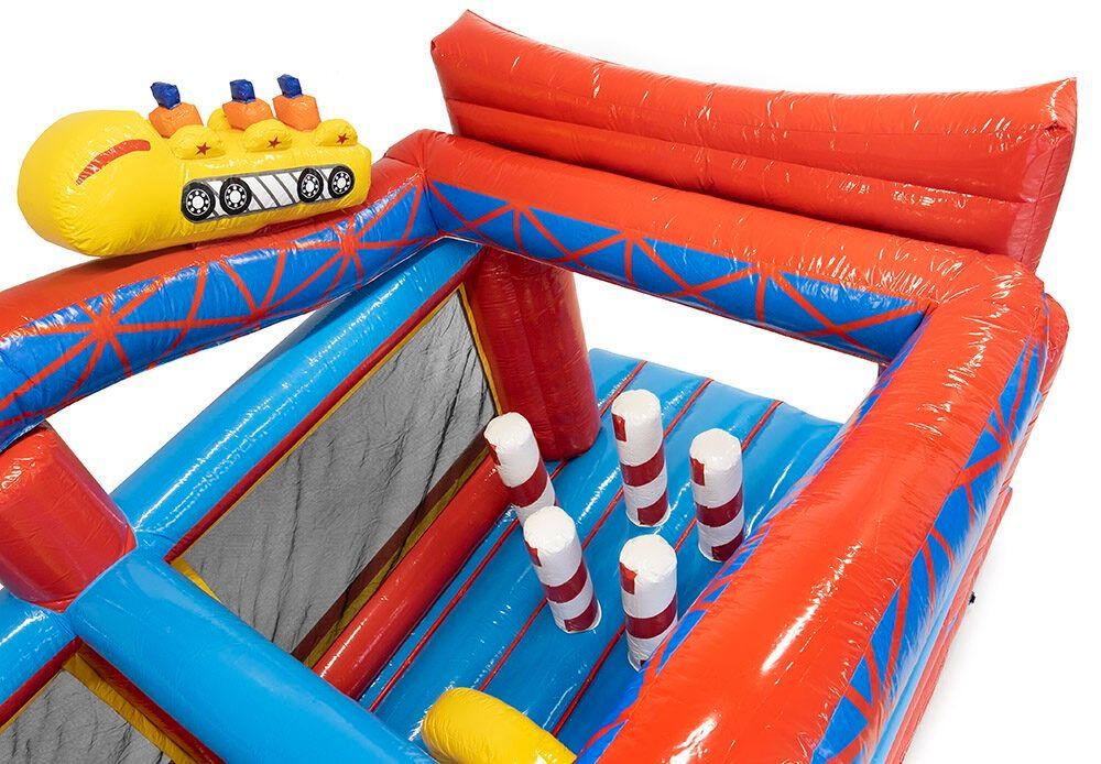 Parcours mieten & vermieten - Hindernisparcours 17m mit Klettermodul und Rutsche in Chemnitz