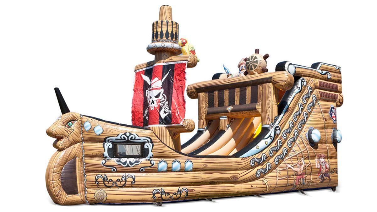 Riesenrutsche mieten & vermieten - Riesenrutsche und Hüpfburg Piratenschiff mieten in Chemnitz