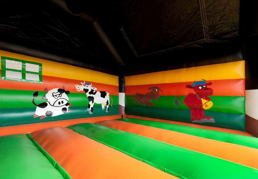 Hüpfburg mieten & vermieten - Hüpfburg Kuh XL mieten in Chemnitz