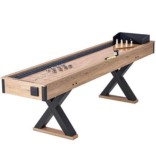 Spielgeräte mieten & vermieten - Bowlingset Shuffleboard-Tisch 9 Fuß Shuffleboard 2-in-1 Shuffleboard- und Bowling-Kombispielset in Elsdorf (Rheinland)