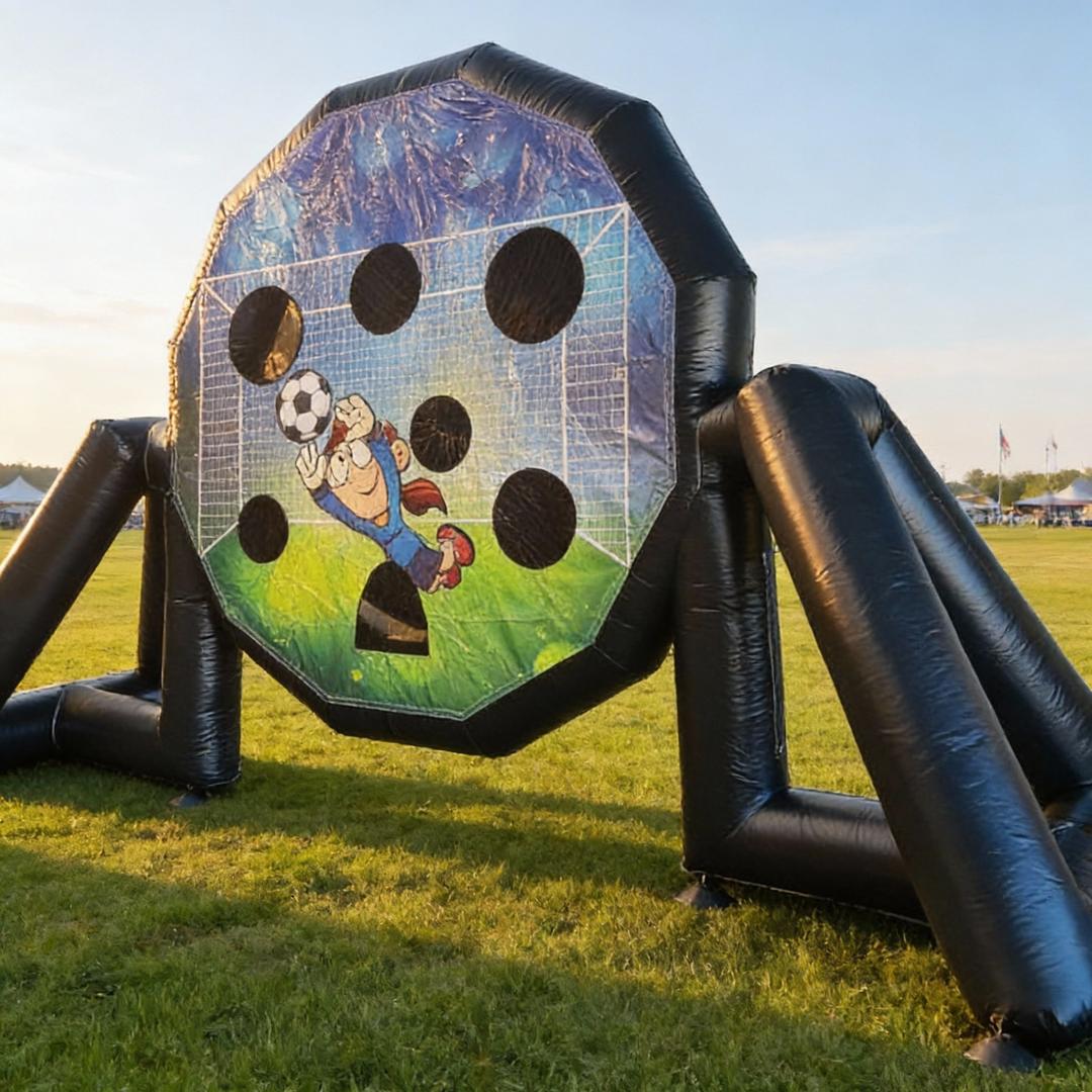 Torwand mieten & vermieten - Riesen Fußballtorwand, fast 4,5 Meter hoch in Münnerstadt