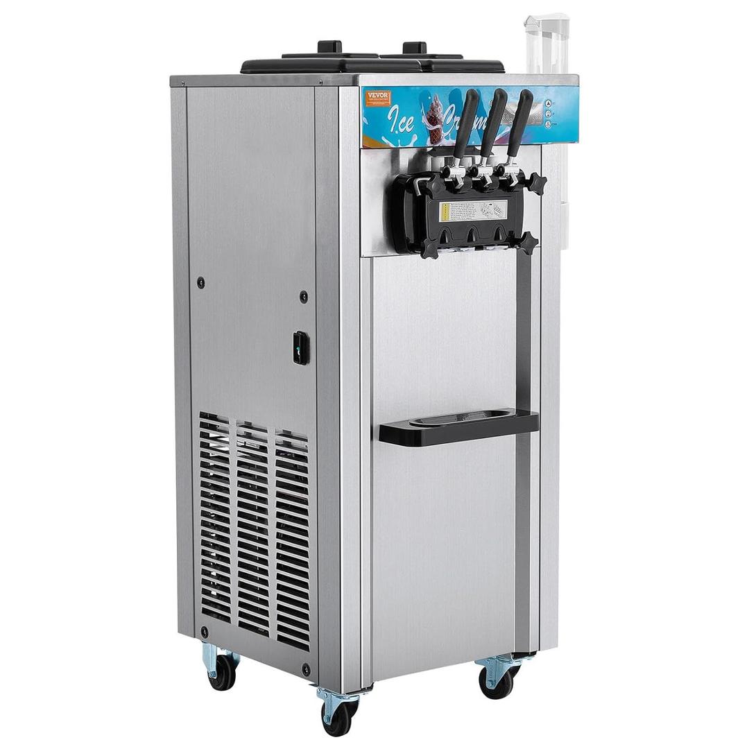 Softeismaschine mieten & vermieten - Profi Softeismaschine 21–31 l/h freistehend 3 Geschmacksrichtungen 2 x 5,5 L Edelstahlzylinder LED in Elsdorf (Rheinland)