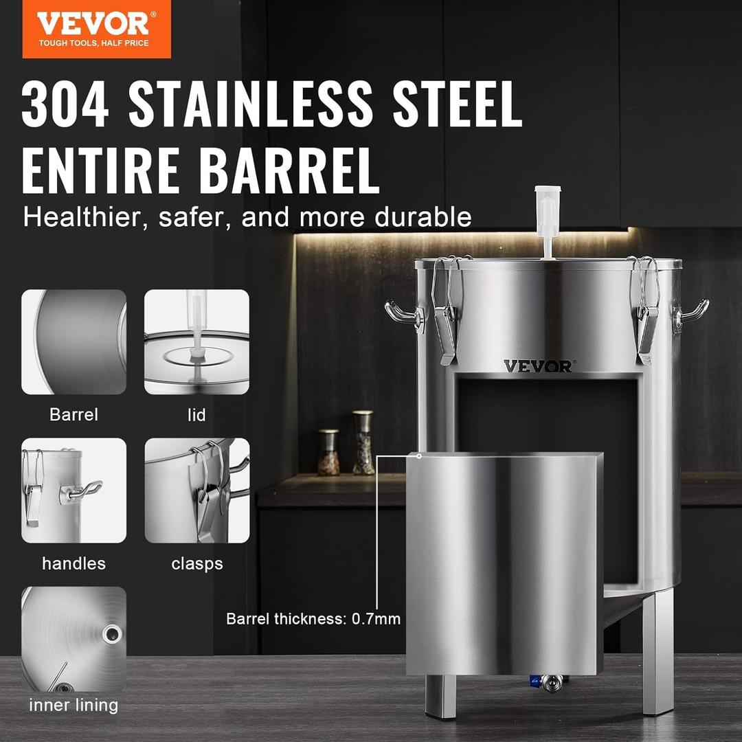 Zapfanlage mieten & vermieten - Braueimer Bierbrauanlage Bierbraugerät Kessel aus Edelstahl 60 L Bierfermenter Fermenter zum Brauen in Elsdorf (Rheinland)