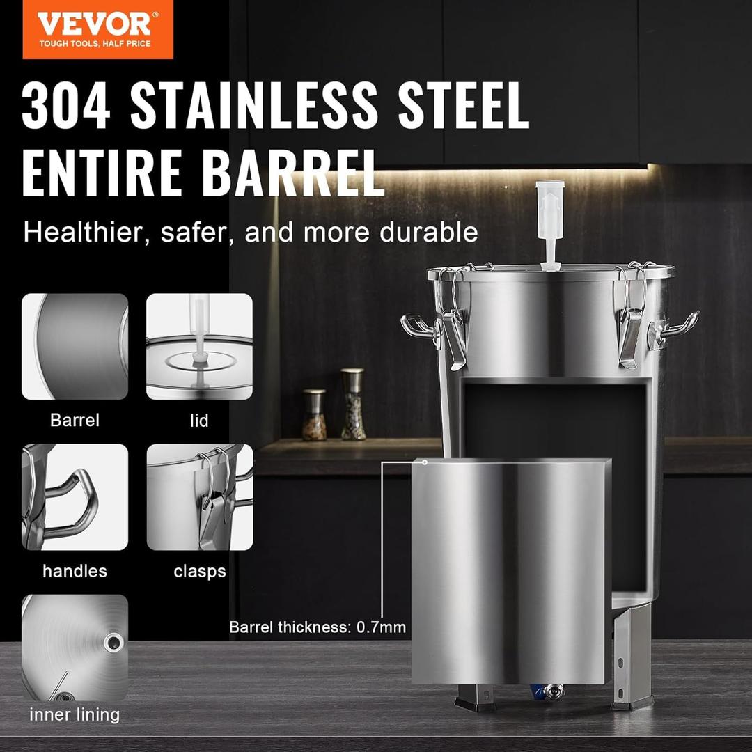 Zapfanlage mieten & vermieten - Braueimer Bierbrauanlage Bierbraugerät Kessel aus Edelstahl 60 L Bierfermenter Fermenter zum Brauen in Elsdorf (Rheinland)