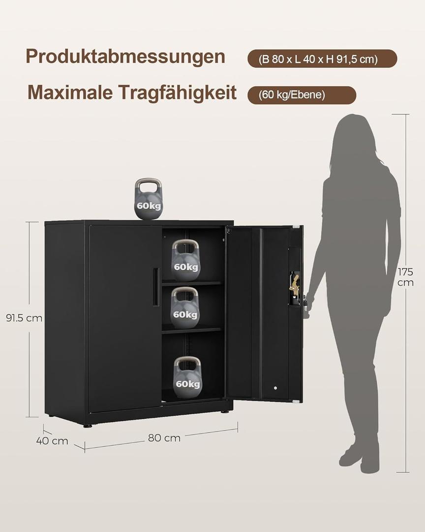 Messemöbel mieten & vermieten - Messeschrank Wertschrank Aktenschrank Aufbewahrungsschrank Stahlschrank 3 Ebenen mit Schloss in Elsdorf (Rheinland)