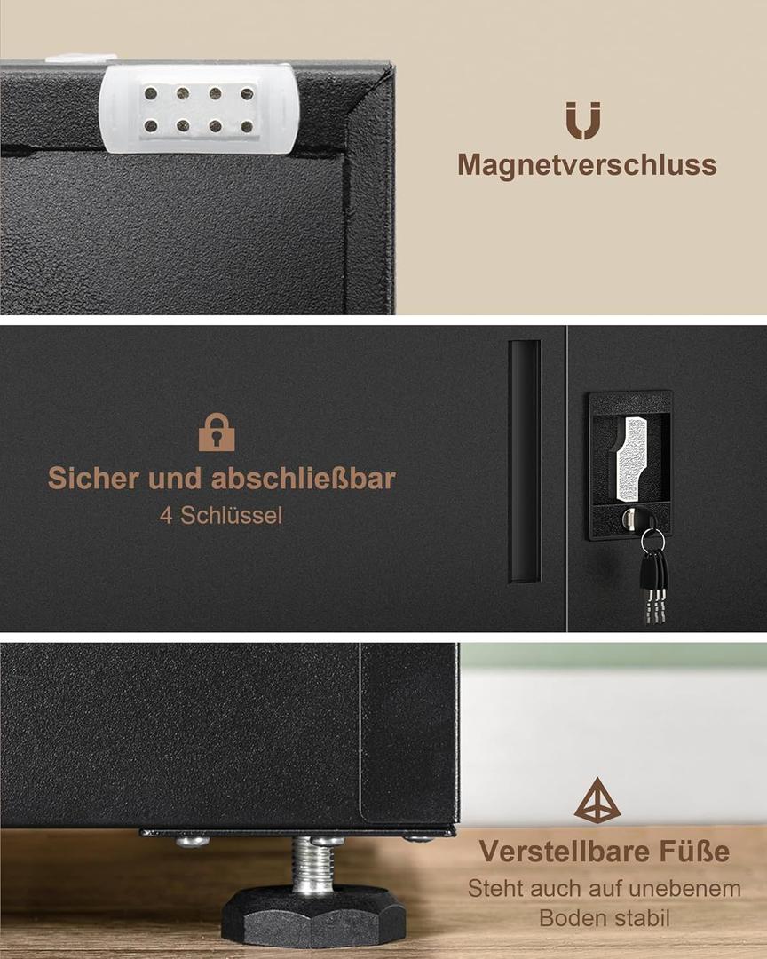 Messemöbel mieten & vermieten - Messeschrank Wertschrank Aktenschrank Aufbewahrungsschrank Stahlschrank 3 Ebenen mit Schloss in Elsdorf (Rheinland)