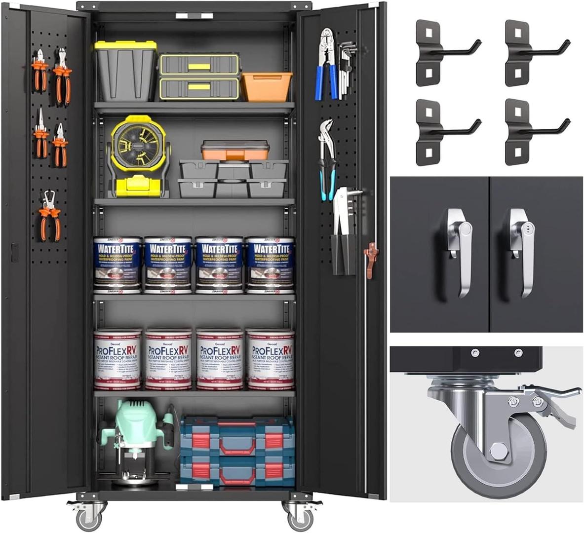 Messemöbel mieten & vermieten - Metallschrank Stahlschrank Messeschrank Wertschrank auf Rädern Pegboard abschließbar 4 Böden in Elsdorf (Rheinland)