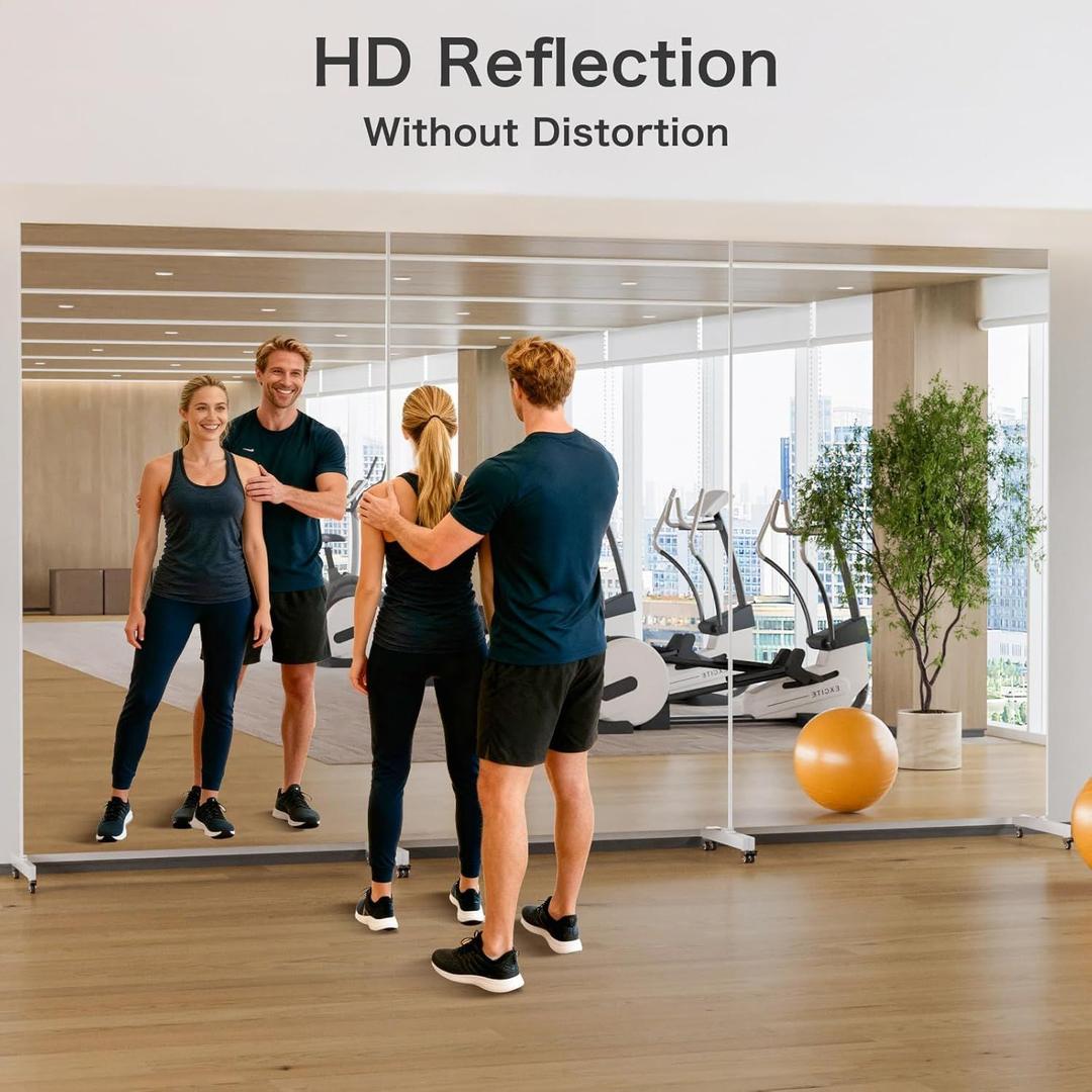 Kulissen mieten & vermieten - Tanzspiegel Fitnessspiegel Therapiespiegel Partyspiegel Konzertspiegel Ganzkörperspiegel 200x120 cm in Elsdorf (Rheinland)