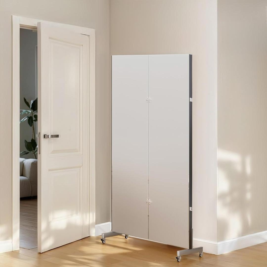 Kulissen mieten & vermieten - Ganzkörperspiegel 180x180 Tanzspiegel Therapiespiegel Standspiegel Multifunktionsspiegel auf Rollen in Elsdorf (Rheinland)