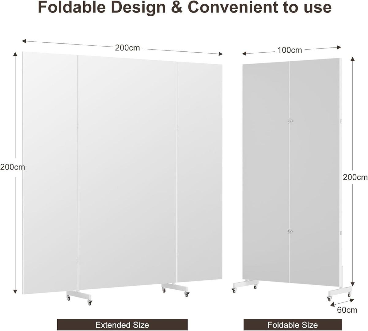 Kulissen mieten & vermieten - Konzertspiegel Partyspiegel 200x200 Ganzkörperspiegel klappbar Standspiegel Rollen Spiegel in Elsdorf (Rheinland)