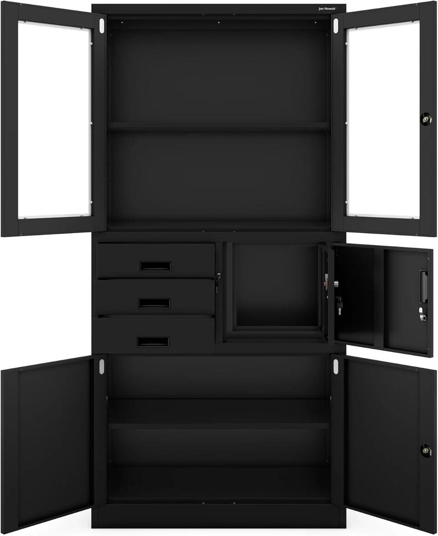 Messemöbel mieten & vermieten - Wertschrank Tresor Metallschrank Tresor Safe Geheimfach Flügeltüre Schubladen 185x90x40 Stahlschrank in Elsdorf (Rheinland)