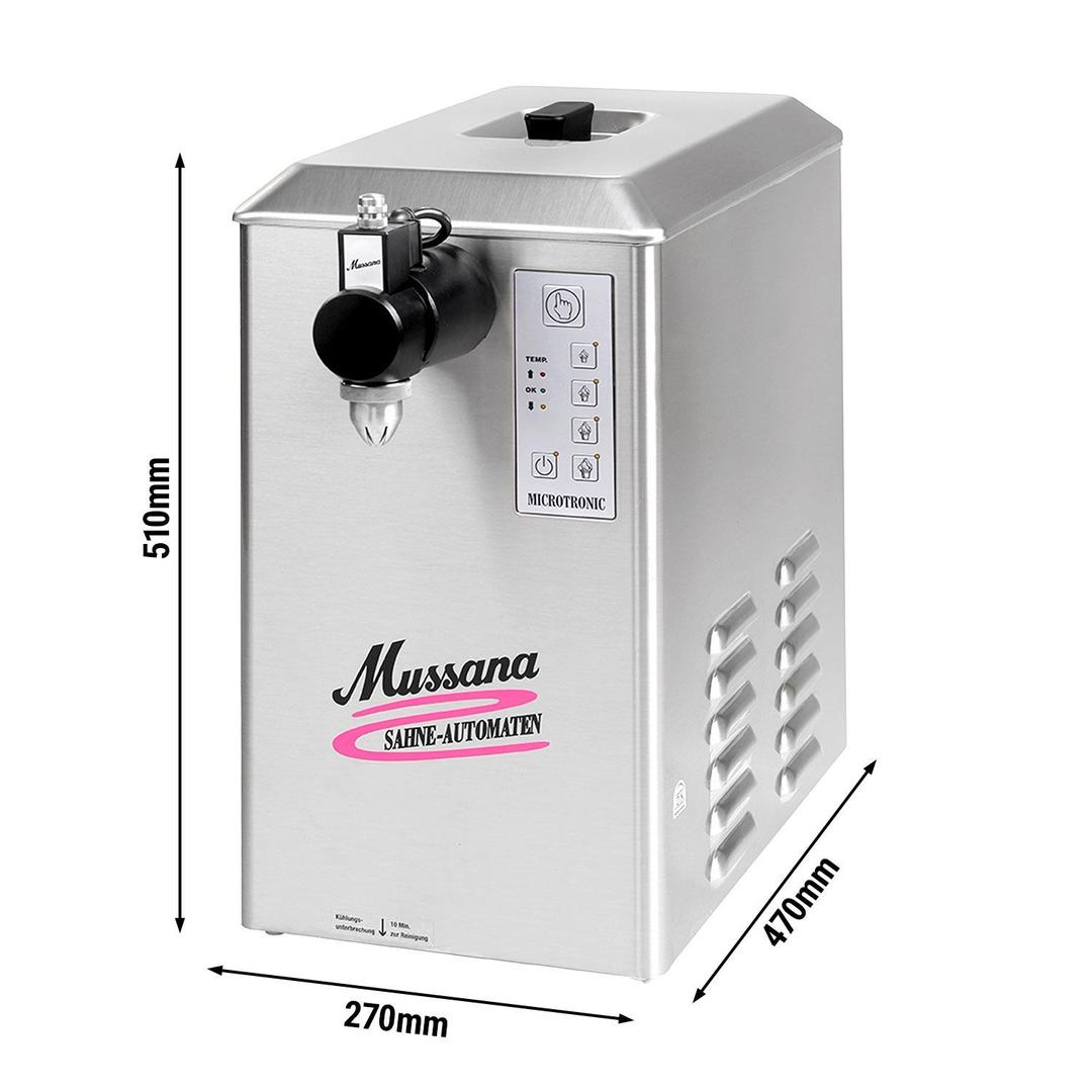 Catering mieten & vermieten - Sahneautomat 6 Liter mit Kühlung  500 Watt Sahnemaschine 230 Volt Profigerät Gastronomie 90 L/h in Elsdorf (Rheinland)