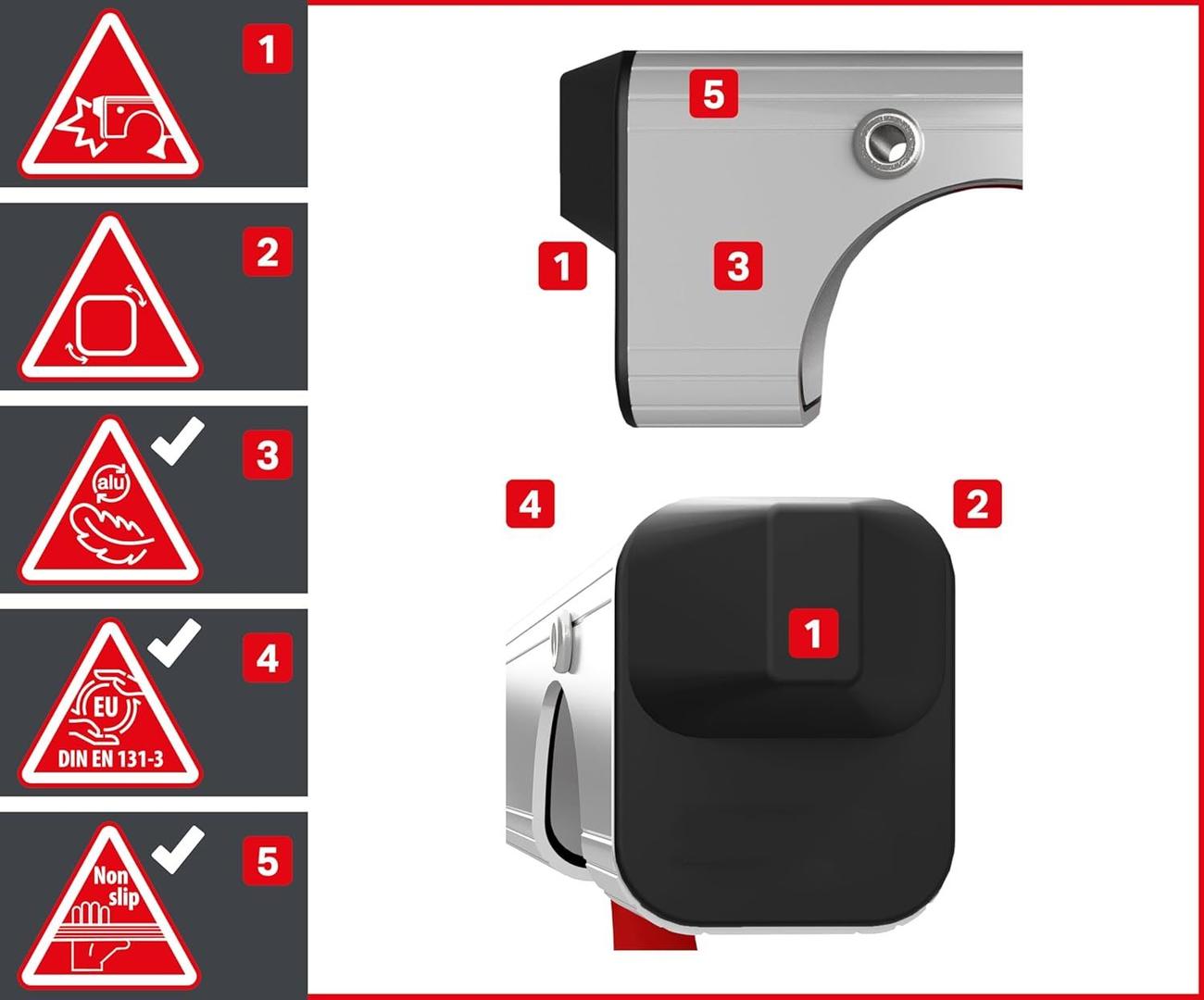 Gerüst mieten & vermieten - Arbeitsplattform 4 m Arbeitsbühne 5,7 m² Fläche Arbeitshöhe faltbares Raumgerüst Rollbock Alu Gerüst in Elsdorf (Rheinland)
