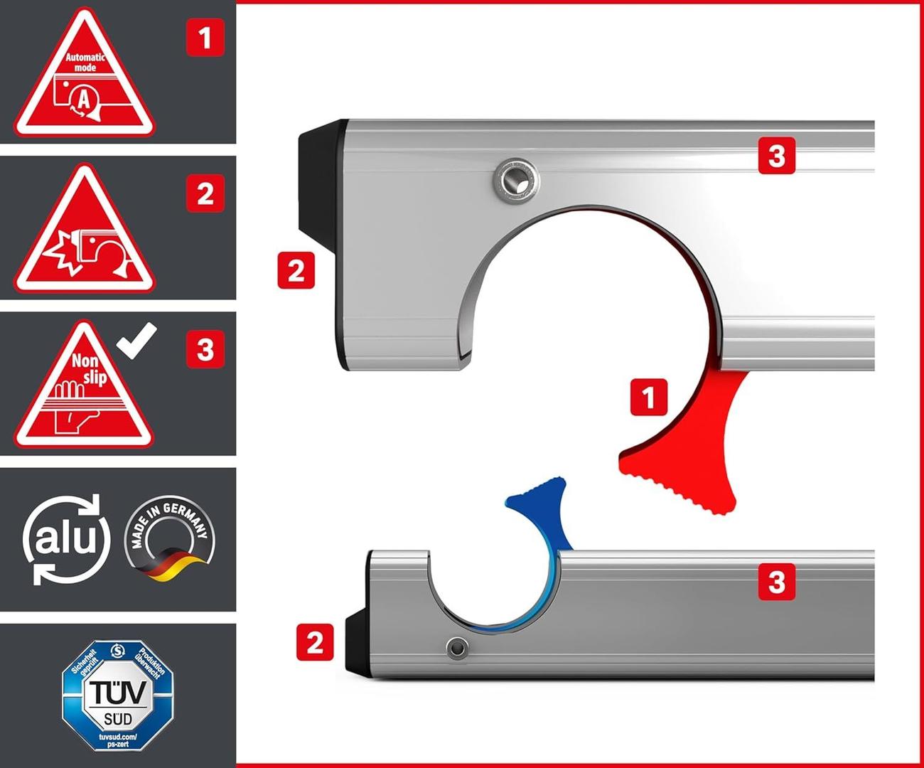 Gerüst mieten & vermieten - Arbeitsplattform 4 m Arbeitsbühne 5,7 m² Fläche Arbeitshöhe faltbares Raumgerüst Rollbock Alu Gerüst in Elsdorf (Rheinland)