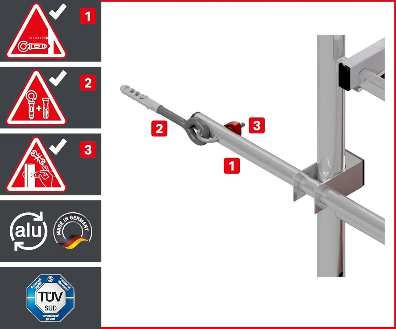 Gerüst mieten & vermieten - Treppengerüst 9,1 m Arbeitshöhe gebremste Lenkrollen TÜV Traglast 200kg/m² Alu Rollgerüst Baugerüst in Elsdorf (Rheinland)