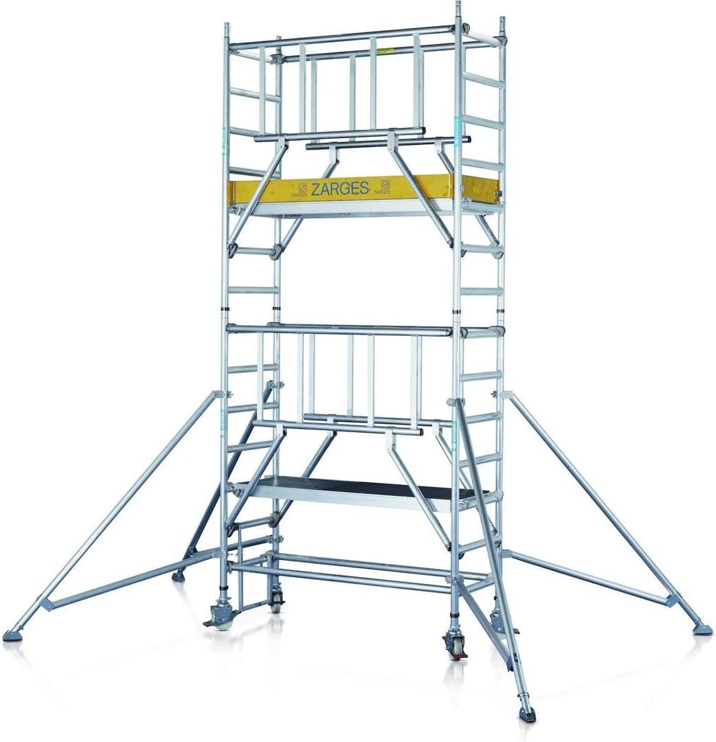 Gerüst mieten & vermieten - Fahrgerüst 13,2 m Arbeitshöhe Plattform 1,80 x 0,60 m Rollgerüst Malergerüst Handwerkergerüst Profi in Elsdorf (Rheinland)