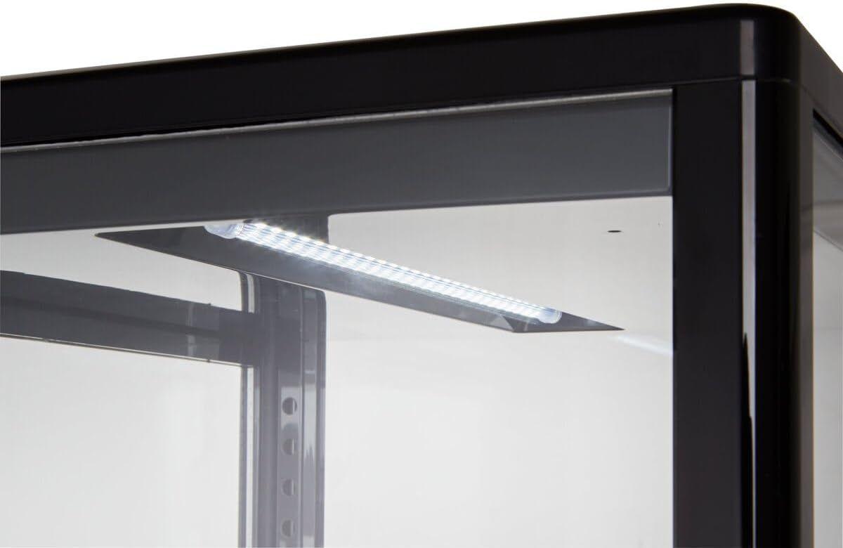 Kühlschrank mieten & vermieten - Gastro Kühlvitrine 58 Liter Buffet Vitrine +2 °C bis +6 °C mit LED schwarz  Kühltheke mit Glastür in Elsdorf (Rheinland)
