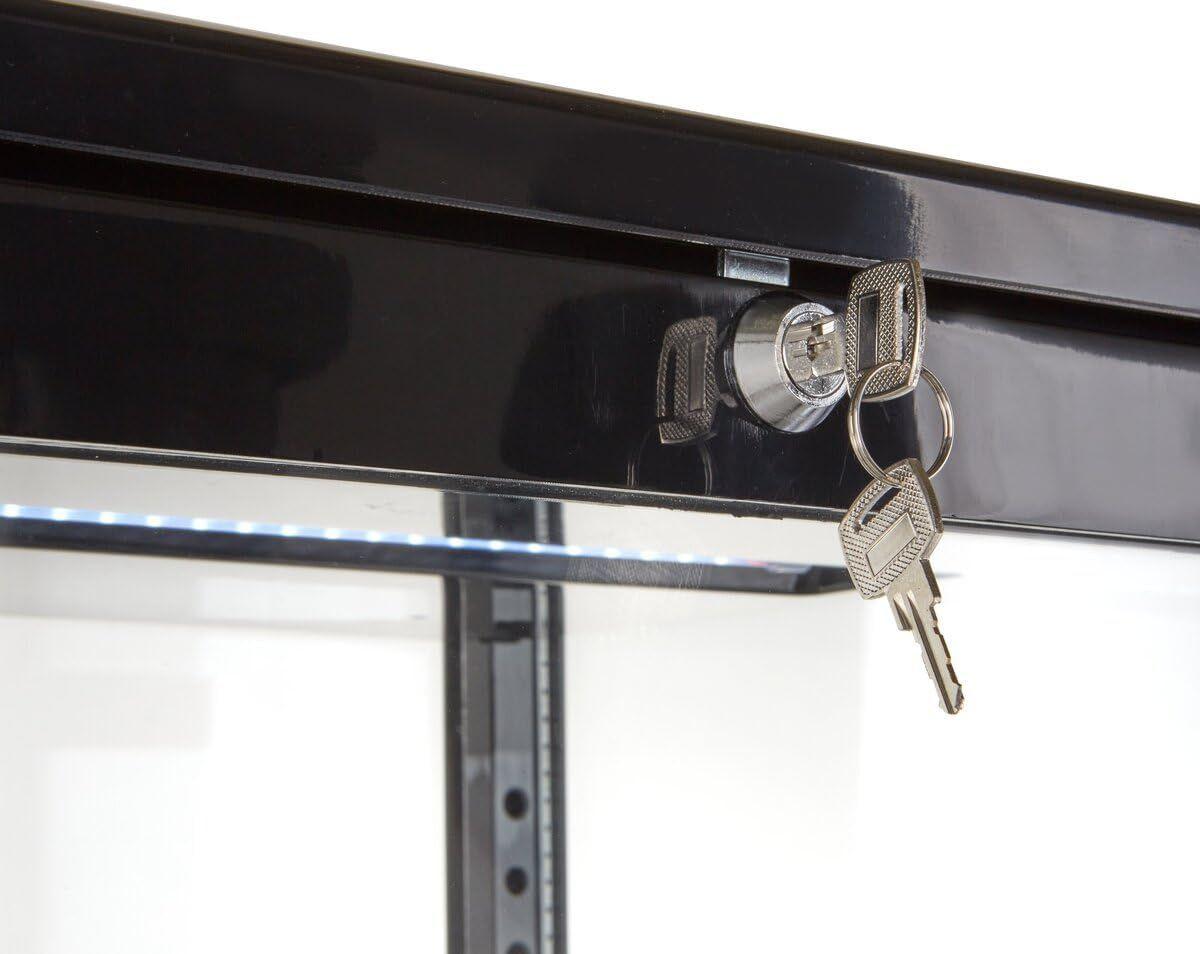 Kühlschrank mieten & vermieten - Gastro Kühlvitrine 58 Liter Buffet Vitrine +2 °C bis +6 °C mit LED schwarz  Kühltheke mit Glastür in Elsdorf (Rheinland)