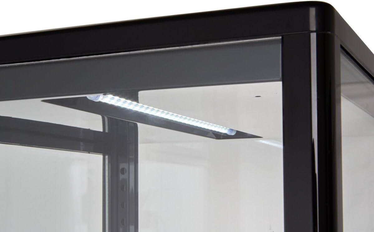 Kühlschrank mieten & vermieten - Gastro Kühlvitrine 78 Liter Buffet Vitrine +2 °C bis +6 °C mit LED schwarz  Kühltheke mit Glastür in Elsdorf (Rheinland)