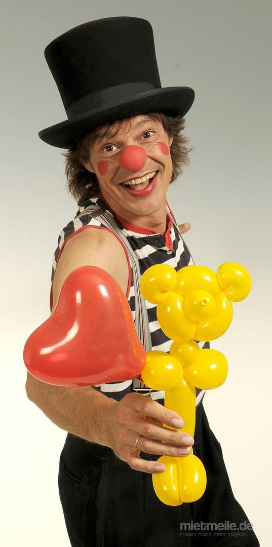 Clown mieten & vermieten - Clown Filous bunte Luftballonwelt in Nierstein