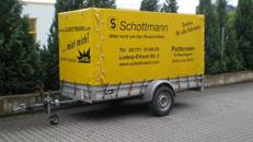 Anhänger m. Plane