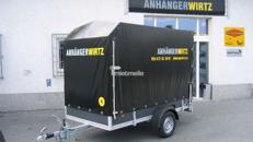 Planenanhänger Tieflader 3m