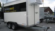 Kühlkoffer 3,60m +2°C / 220Volt, abschließbar