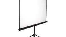 Leinwand für Beamer, Bildwand Großleinwand, Aufprojektion, Mobileleinwand, Breite 180cm