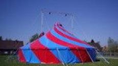 Rundes 2-Mast Zirkus- und Partyzelt