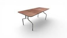 Banketttisch mieten (180×80 cm) – Klappbarer Buffettisch & Esstisch