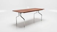 Banketttisch mieten (180×80 cm) – Klappbarer Buffettisch & Esstisch