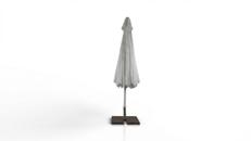 Marktschirm mieten (400×400 cm) – Großer Sonnenschirm in Weiß inkl. 40kg Ständer