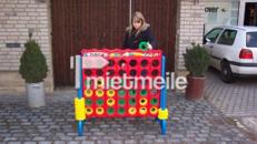 Vier Gewinnt - Jumbo Spielgerät 122x57x117cm,